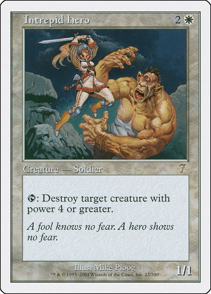 Image for Intrepid Hero (22) - Magic: The Gathering