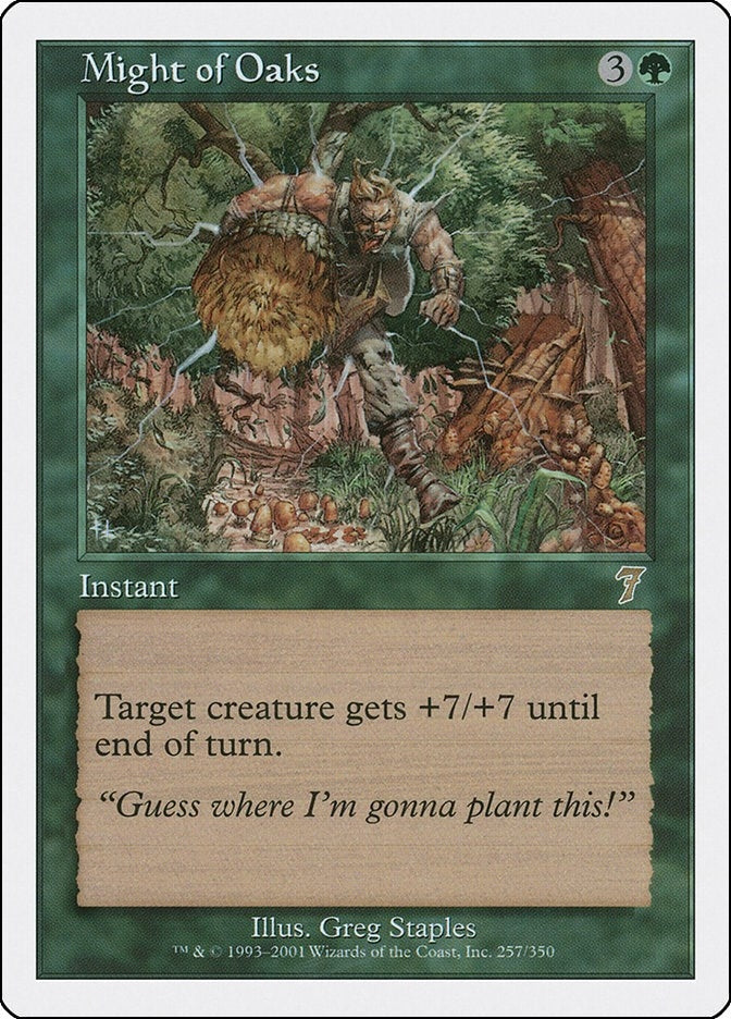 Image for Might of Oaks (257) - Magic: The Gathering