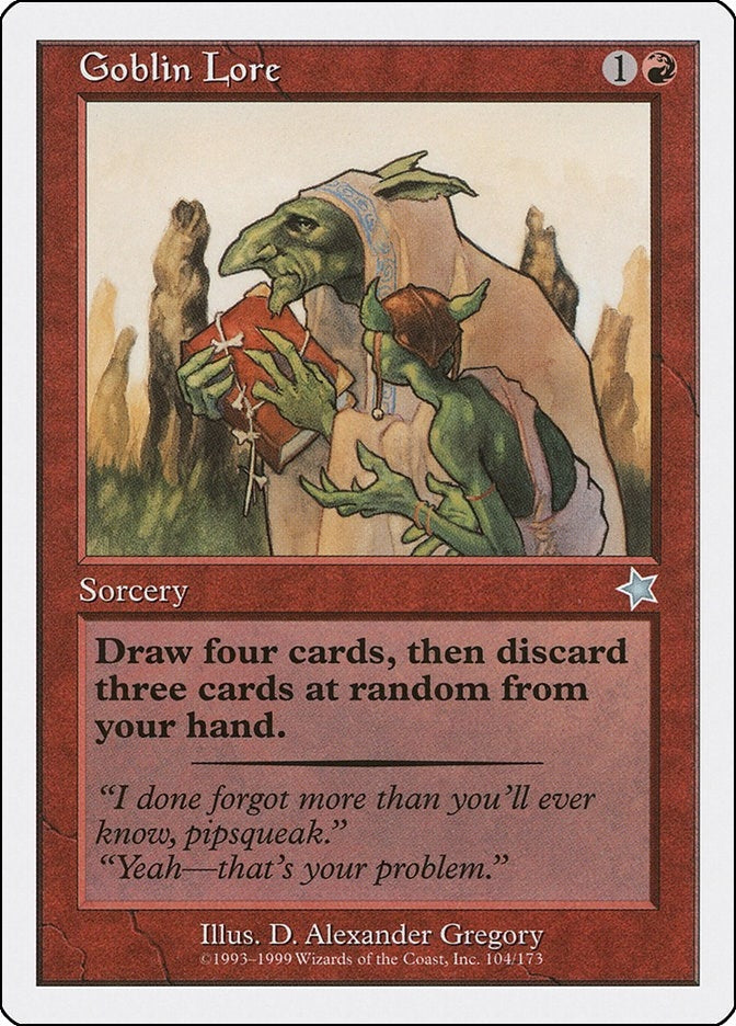 Image for Goblin Lore (104) - Magic: The Gathering