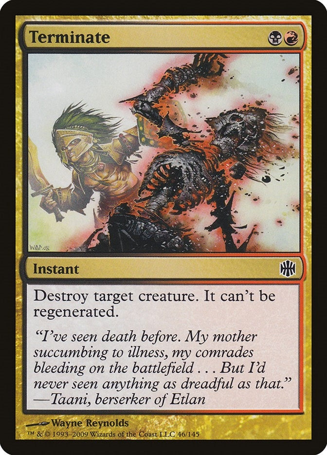 Image for Terminate (46) - Magic: The Gathering