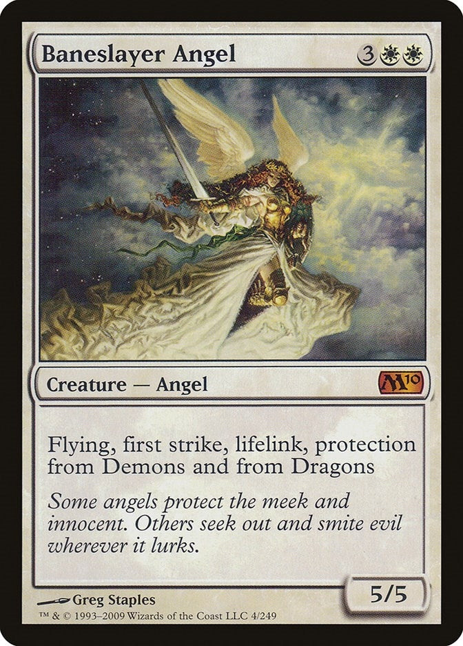 Image for Baneslayer Angel (4) (M10) - Magic: The Gathering