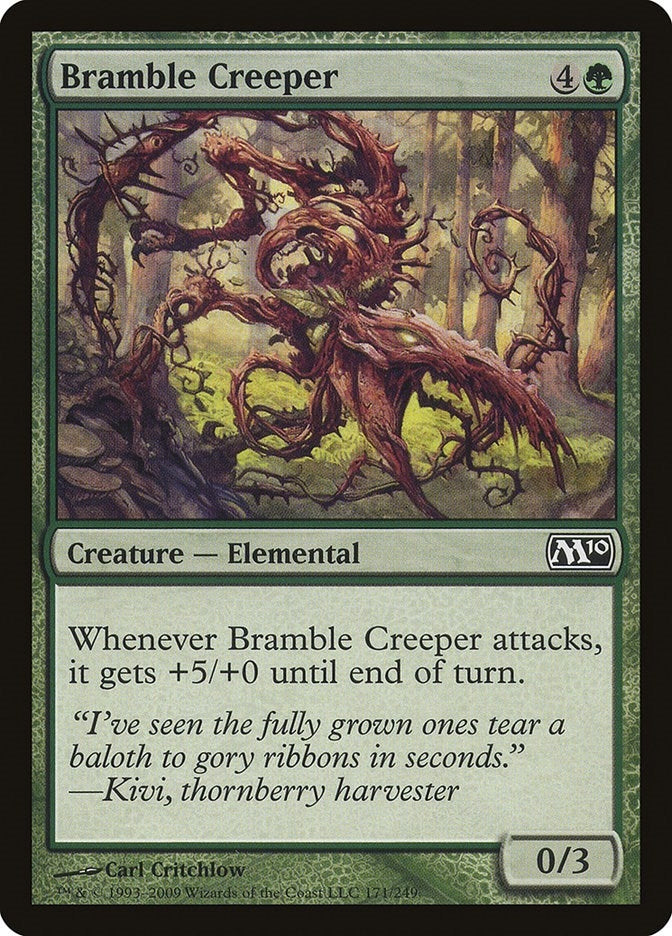 Image for Bramble Creeper (171) (M10) - Magic: The Gathering