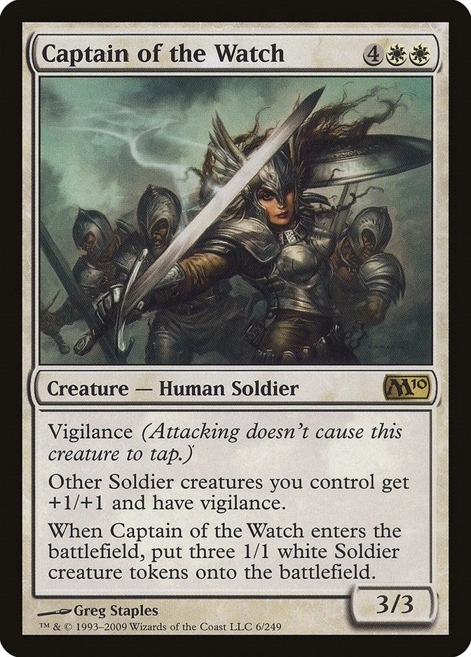 Image for Captain of the Watch (6) (M10) - Magic: The Gathering