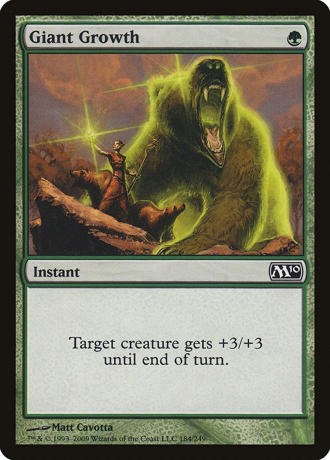 Image for Giant Growth (184) (M10) - Magic: The Gathering