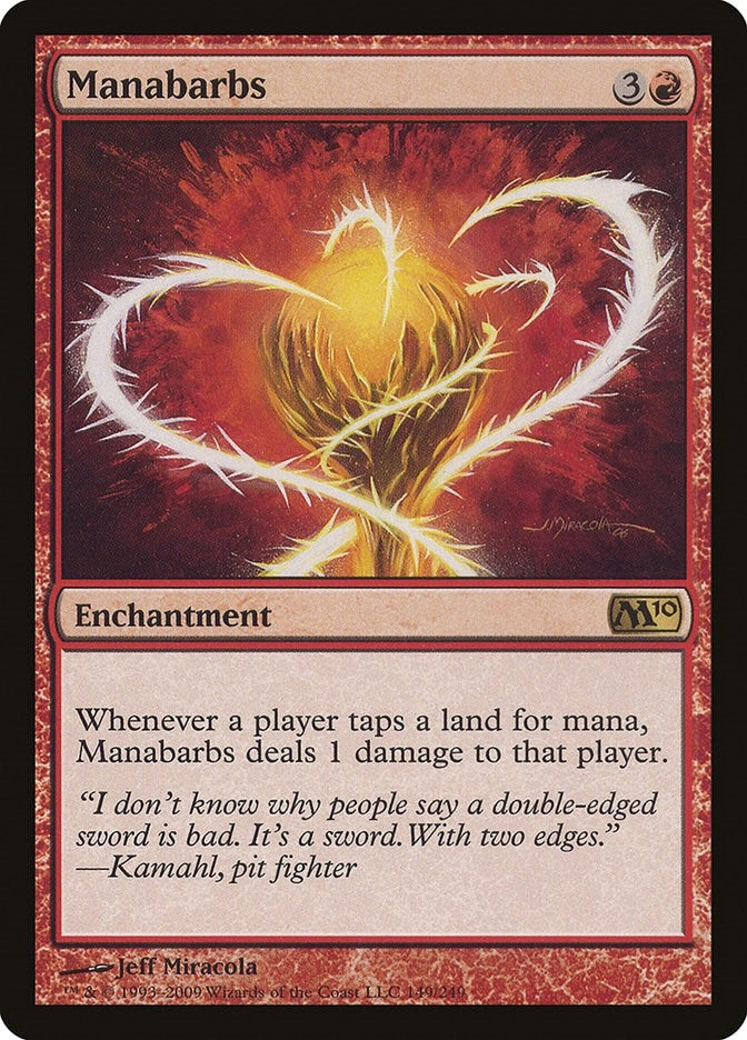 Image for Manabarbs (149) (M10) - Magic: The Gathering