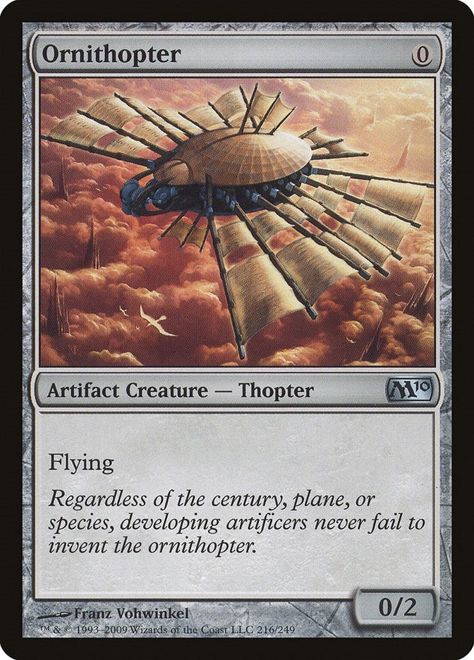 Image for Ornithopter (216) (M10) - Magic: The Gathering