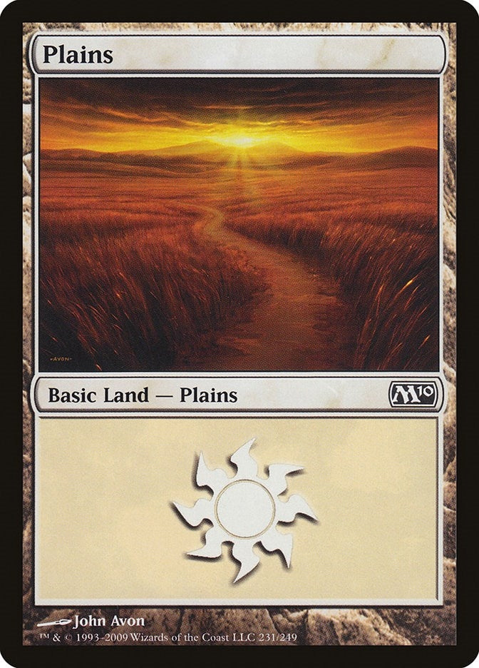 Image for Plains (231) (231) (M10) - Magic: The Gathering