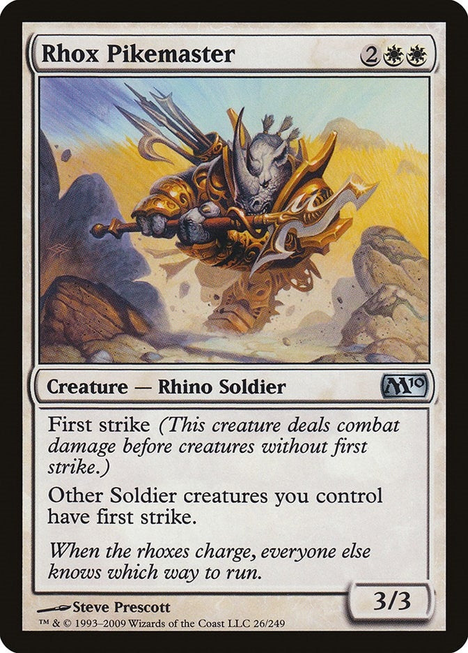 Image for Rhox Pikemaster (26) (M10) - Magic: The Gathering
