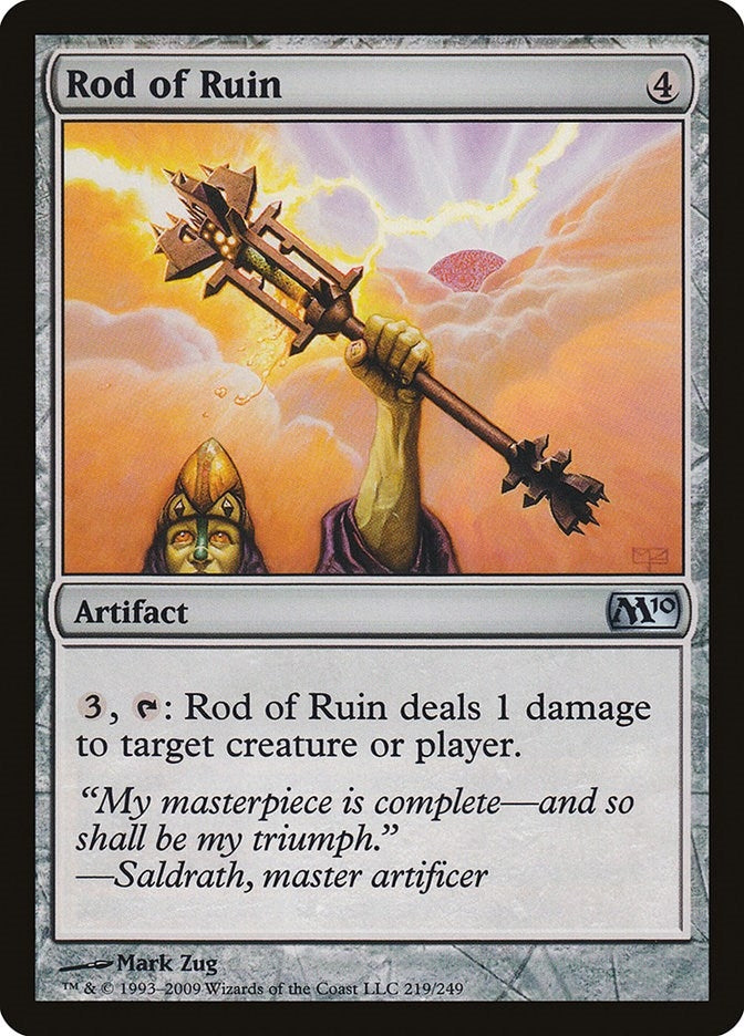 Image for Rod of Ruin (219) (M10) - Magic: The Gathering