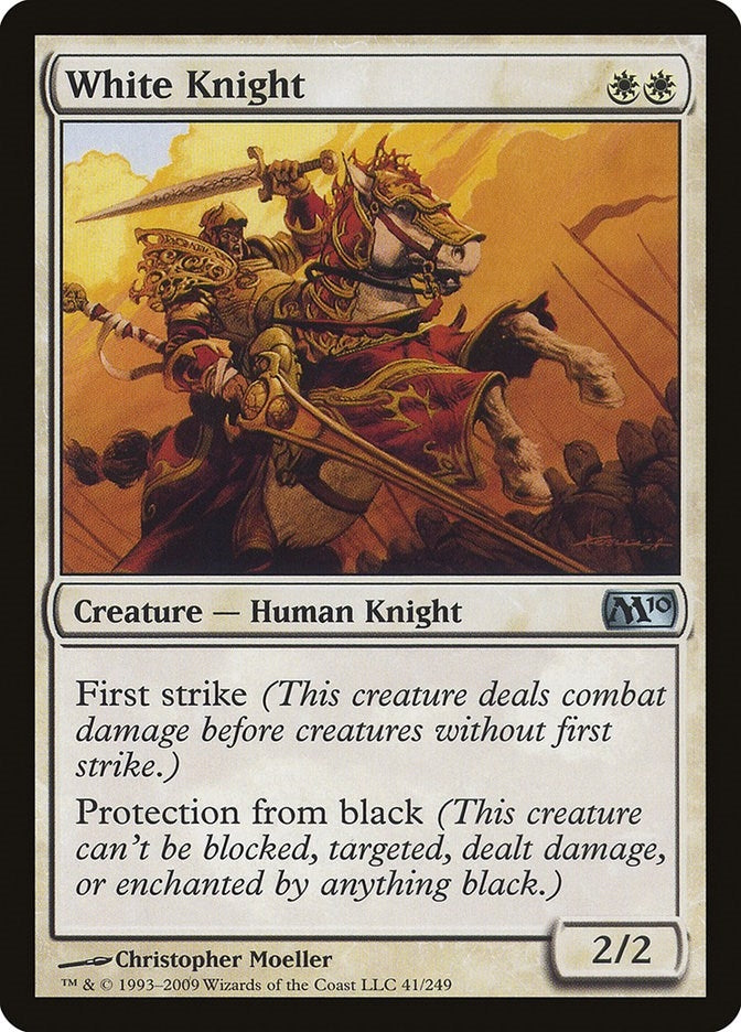 Image for White Knight (41) (M10) - Magic: The Gathering