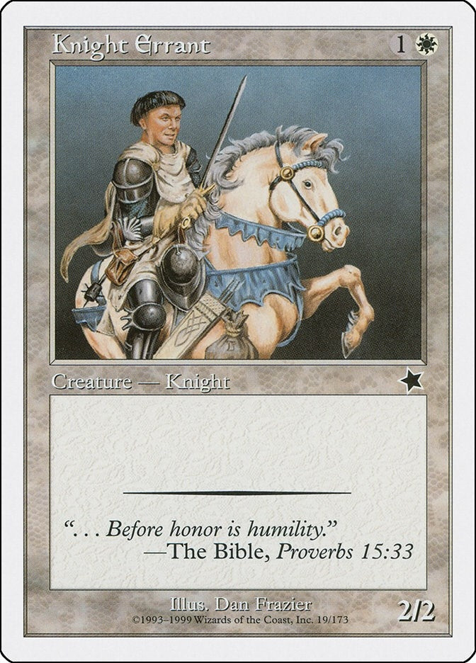 Image for Knight Errant (19) - Magic: The Gathering