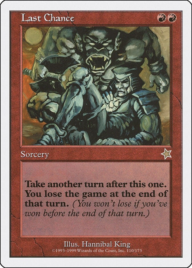 Image for Last Chance (110) - Magic: The Gathering