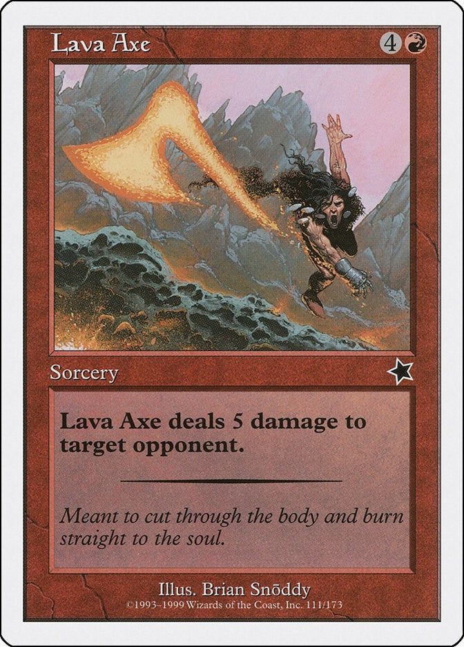Image for Lava Axe (111) - Magic: The Gathering
