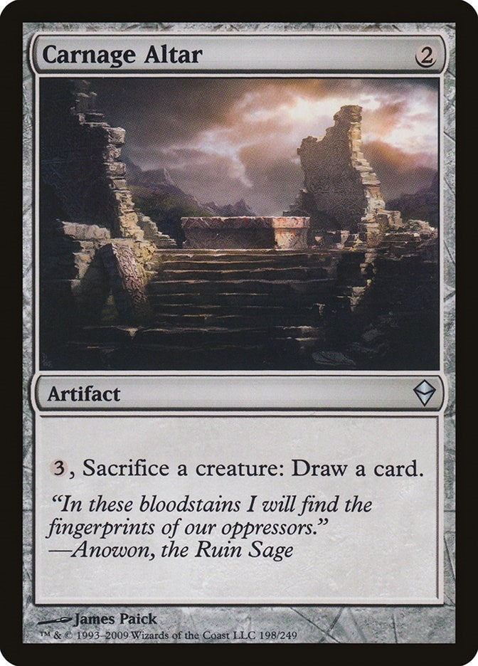 Image for Carnage Altar (198) (ZEN) - Magic: The Gathering