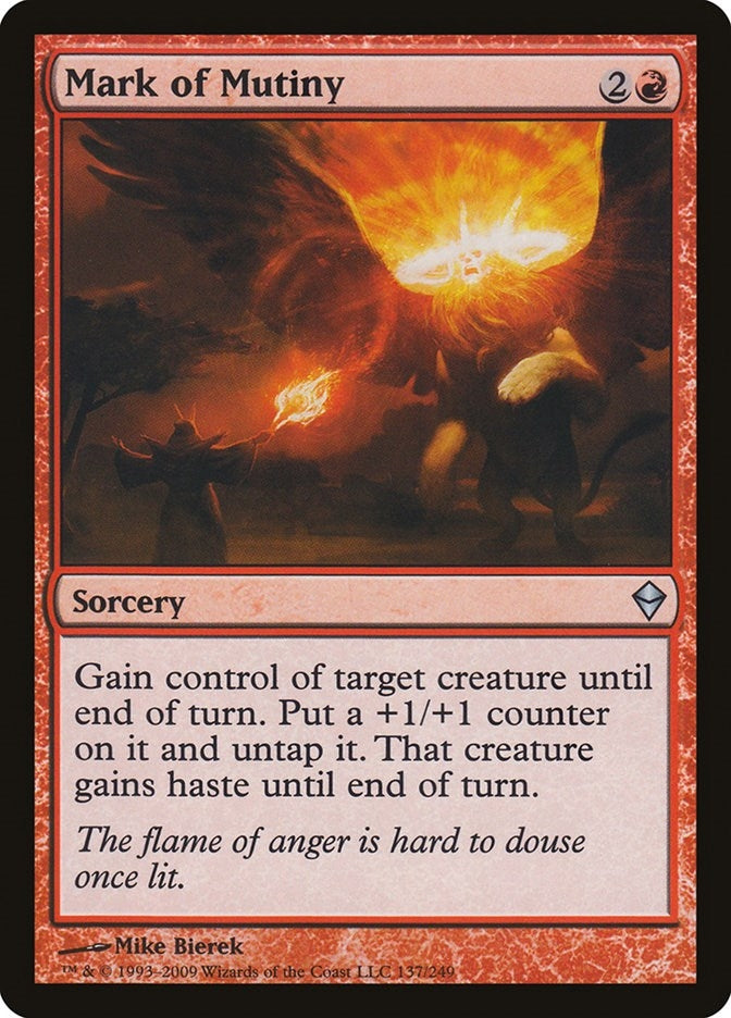 Image for Mark of Mutiny (137) (ZEN) - Magic: The Gathering