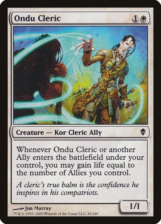 Image for Ondu Cleric (30) (ZEN) - Magic: The Gathering