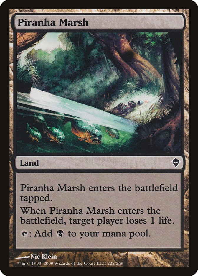 Image for Piranha Marsh (222) - Magic: The Gathering