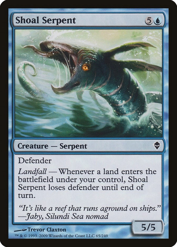 Image for Shoal Serpent (65) (ZEN) - Magic: The Gathering