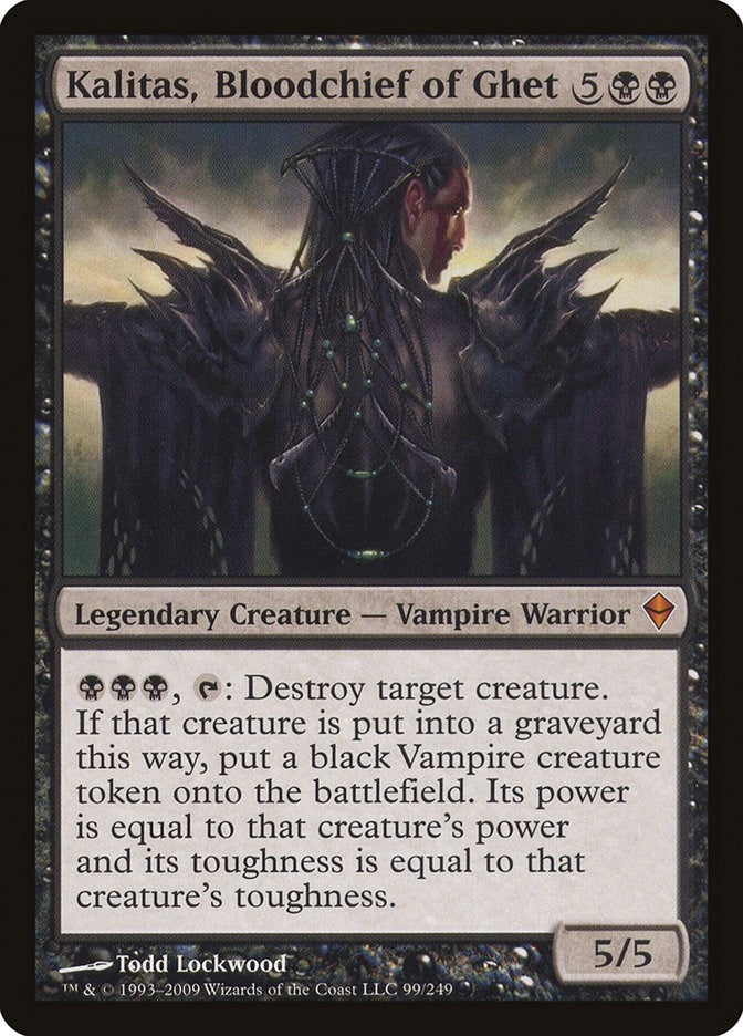 Image for Kalitas, Bloodchief of Ghet (99) (ZEN) - Magic: The Gathering