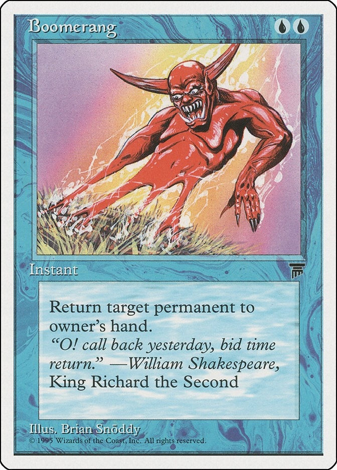 Image for Boomerang - Magic: The Gathering