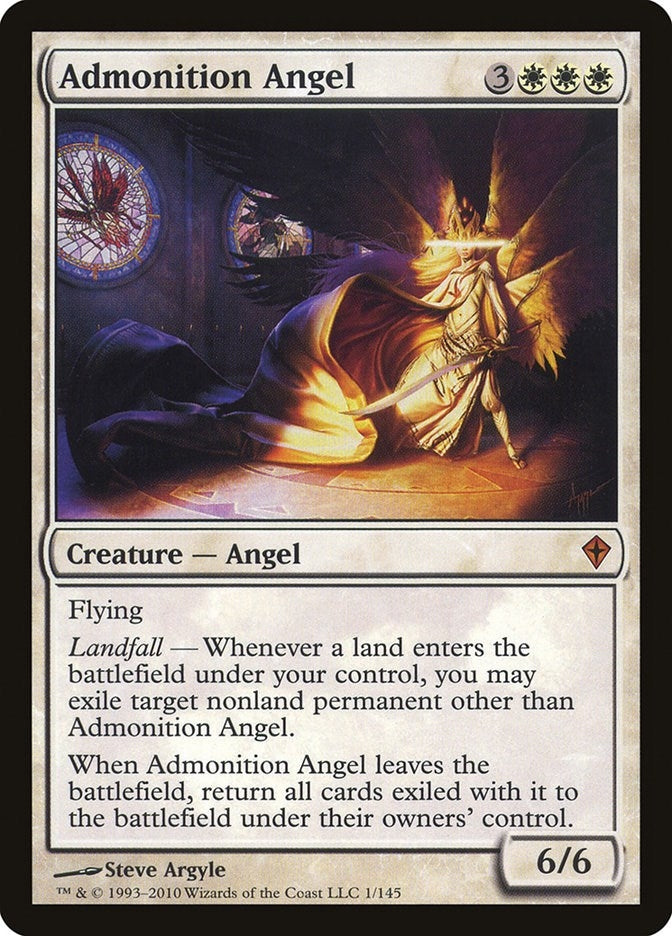 Image for Admonition Angel (1) (WWK) - Magic: The Gathering