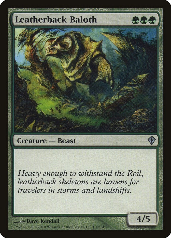 Image for Leatherback Baloth (107) (WWK) - Magic: The Gathering