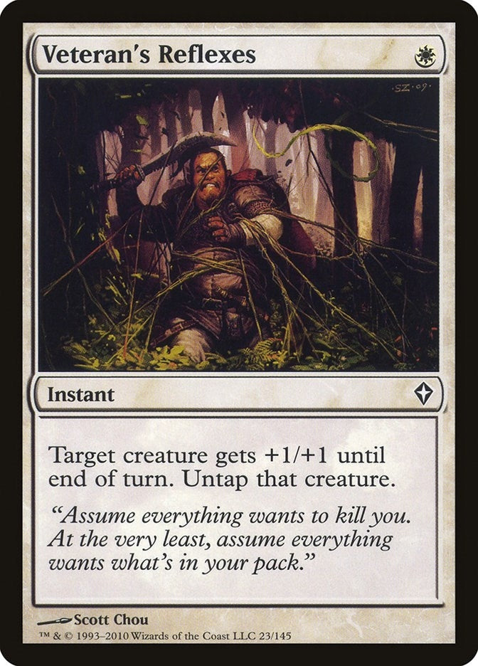 Image for Veteran's Reflexes (23) (WWK) - Magic: The Gathering