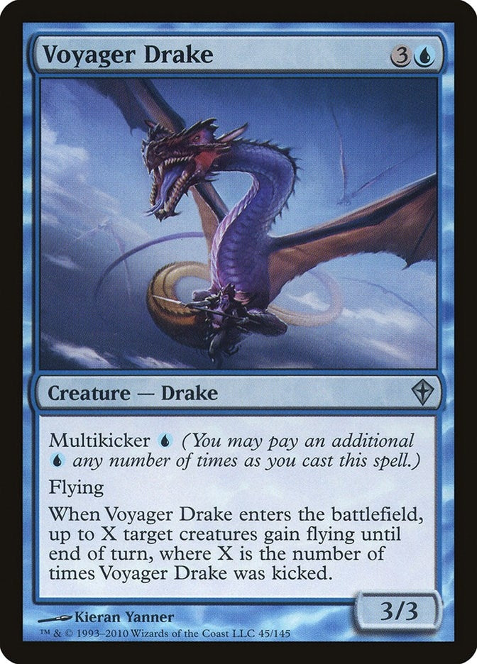 Image for Voyager Drake (45) (WWK) - Magic: The Gathering