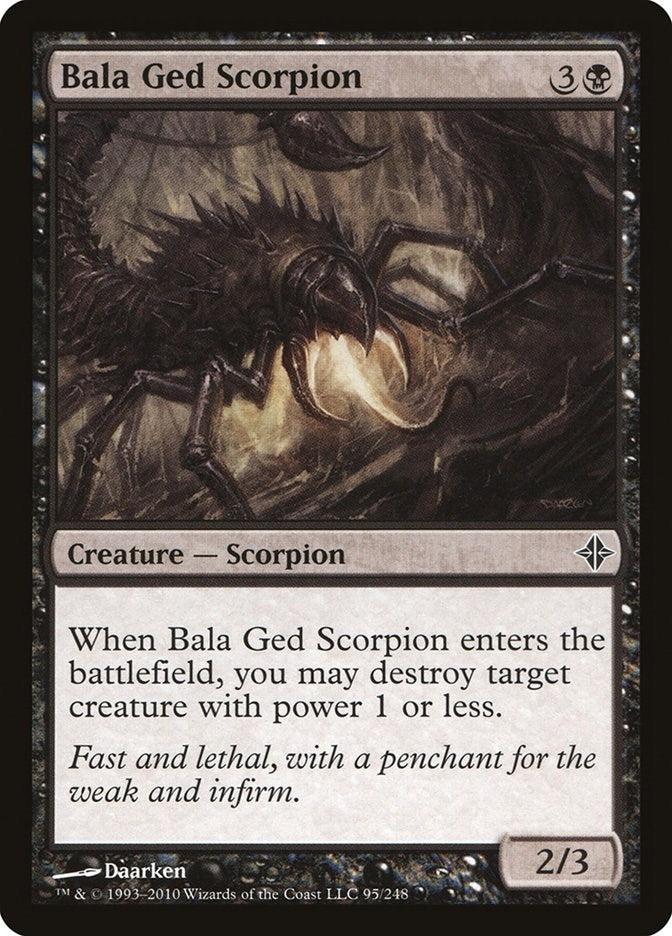Image for Bala Ged Scorpion (95) (ROE) - Magic: The Gathering