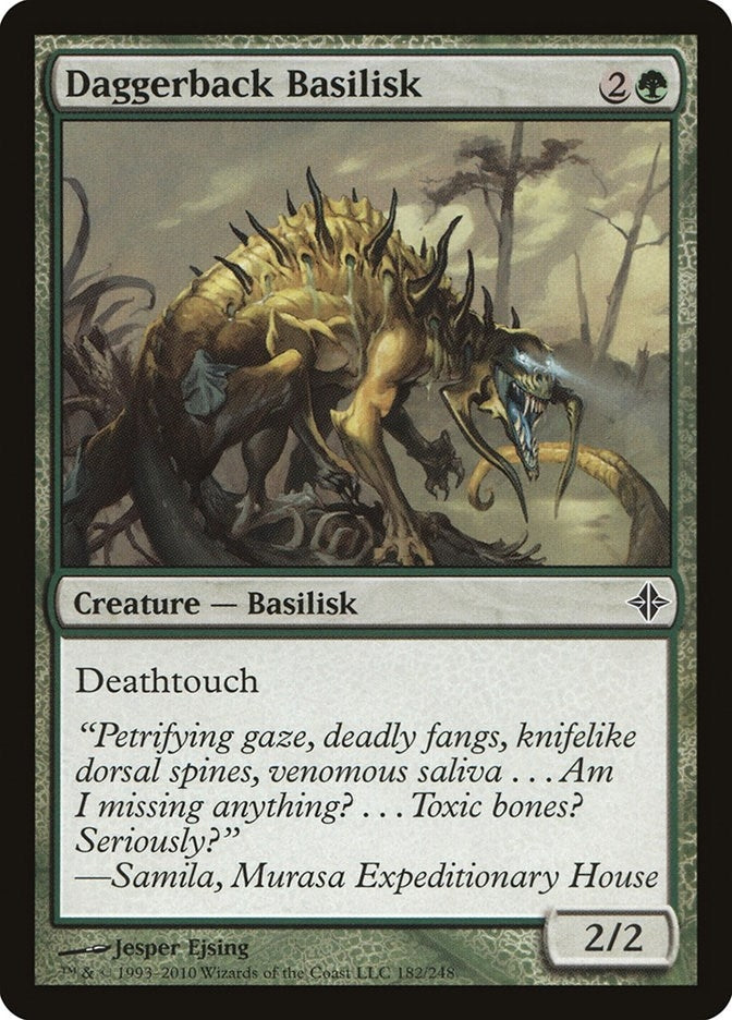 Image for Daggerback Basilisk (182) (ROE) - Magic: The Gathering