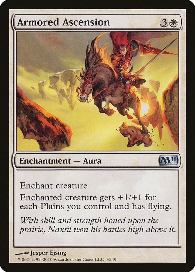 Image for Armored Ascension (5) (M11) - Magic: The Gathering