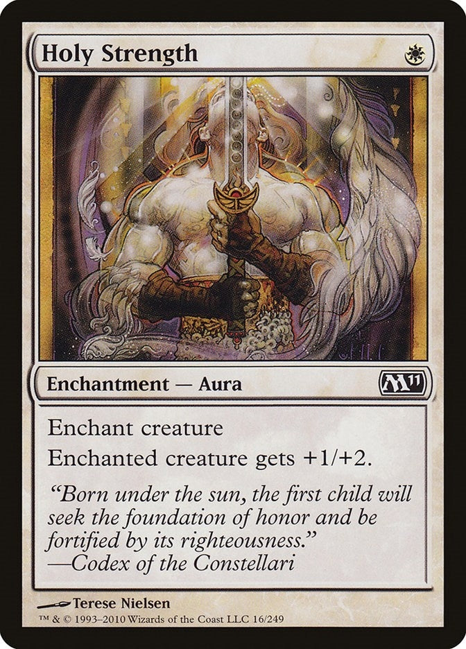 Image for Holy Strength (16) (M11) - Magic: The Gathering