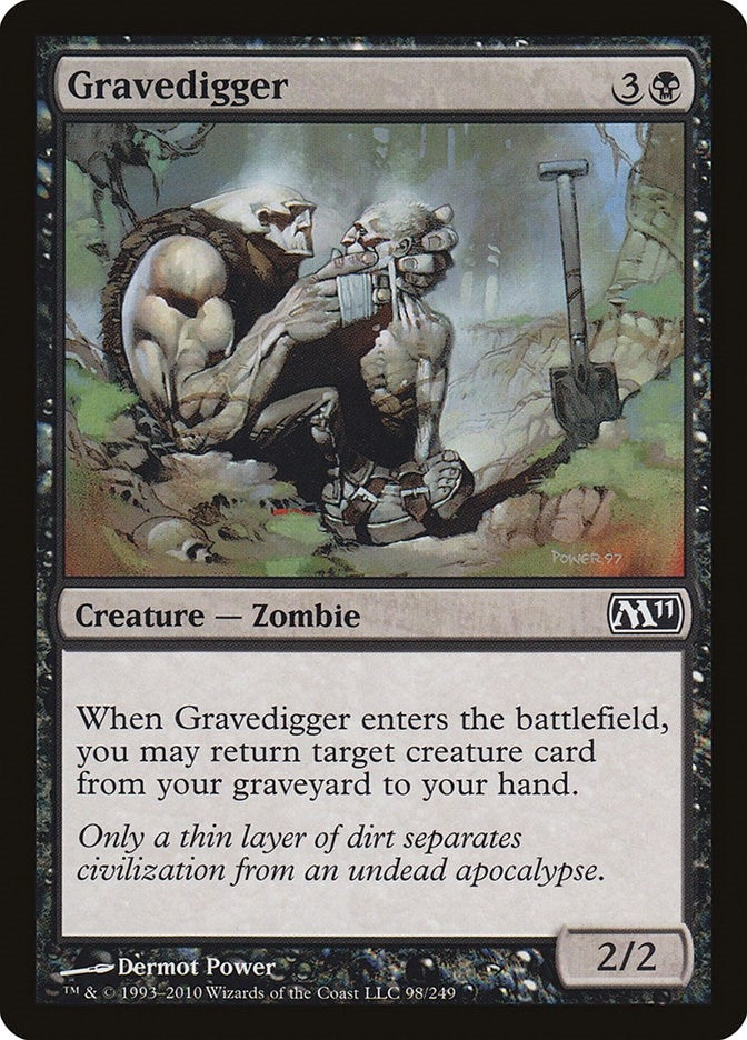 Image for Gravedigger (98) (M11) - Magic: The Gathering