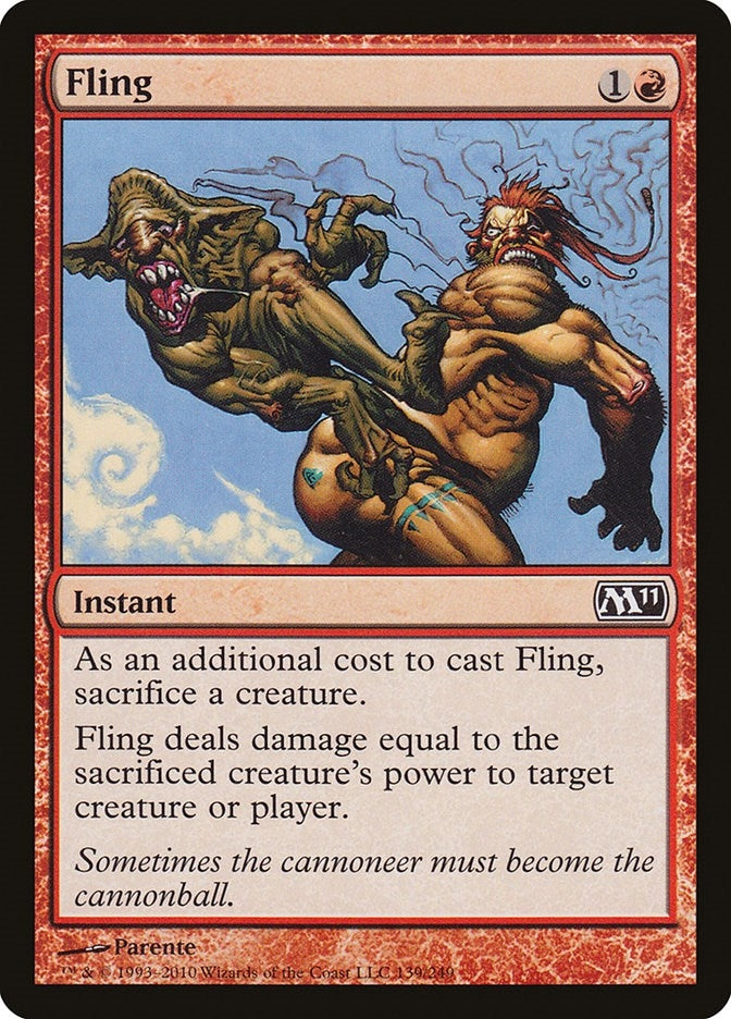 Image for Fling (139) (M11) - Magic: The Gathering