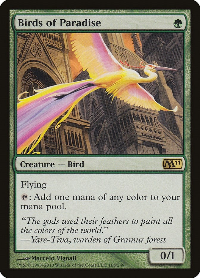 Image for Birds of Paradise (165) - Magic: The Gathering
