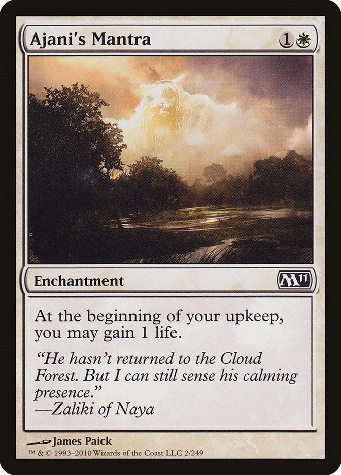 Image for Ajani's Mantra (2) (M11) - Magic: The Gathering