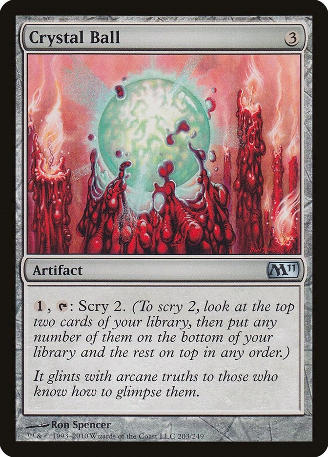 Image for Crystal Ball (203) (M11) - Magic: The Gathering