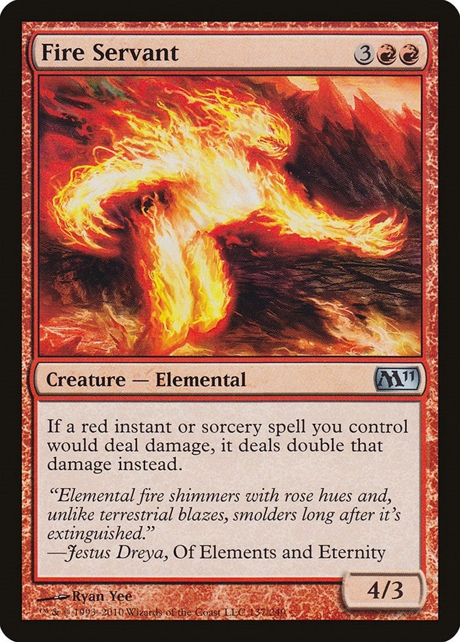 Image for Fire Servant (137) - Magic: The Gathering