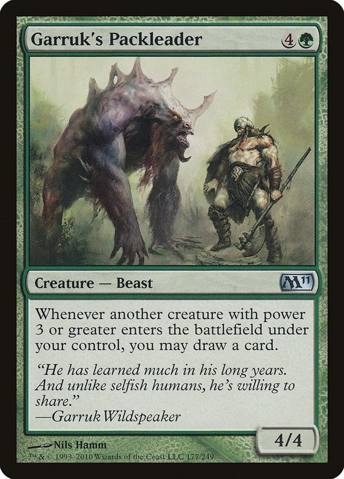Image for Garruk's Packleader (177) (M11) - Magic: The Gathering