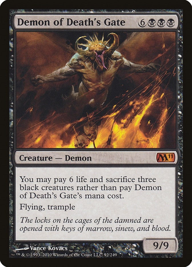 Image for Demon of Death's Gate (92) (M11) - Magic: The Gathering