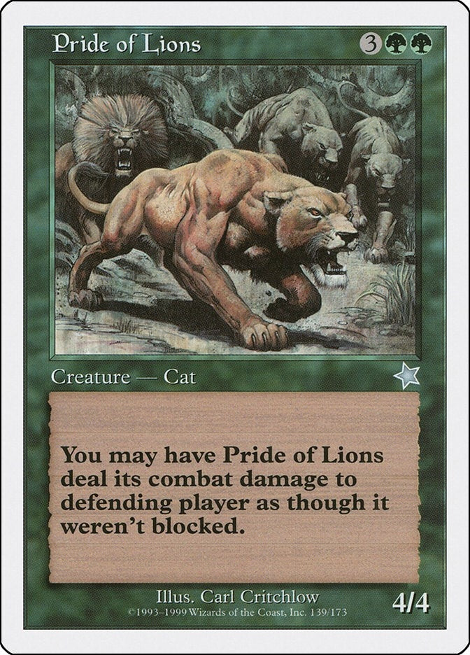 Image for Pride of Lions (139) - Magic: The Gathering