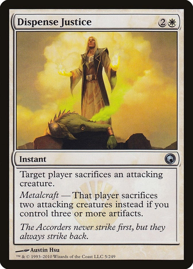 Image for Dispense Justice (5) (SOM) - Magic: The Gathering