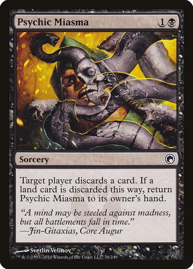 Image for Psychic Miasma (76) - Magic: The Gathering