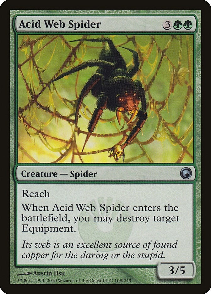 Image for Acid Web Spider (108) (SOM) - Magic: The Gathering