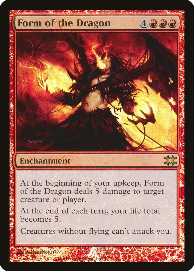 Image for Form of the Dragon (7) - Magic: The Gathering