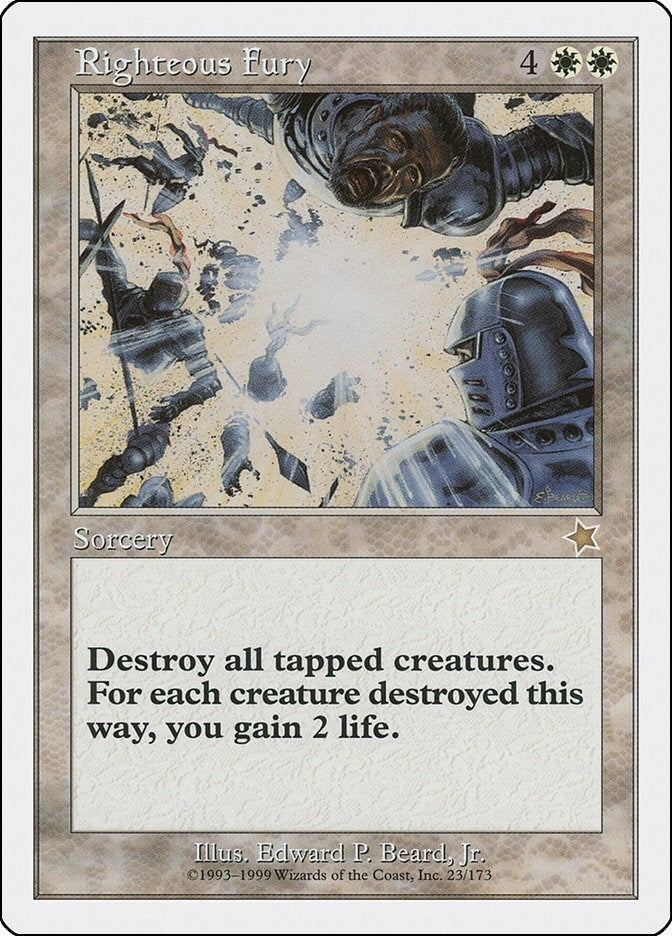 Image for Righteous Fury (23) - Magic: The Gathering