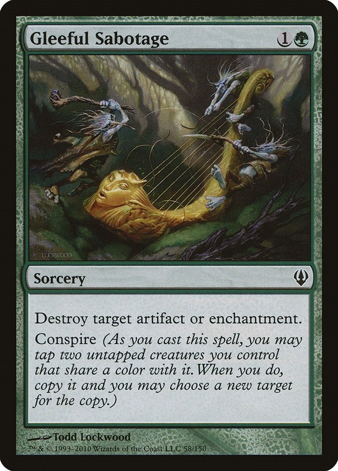 Image for Gleeful Sabotage (58) (ARC) - Magic: The Gathering