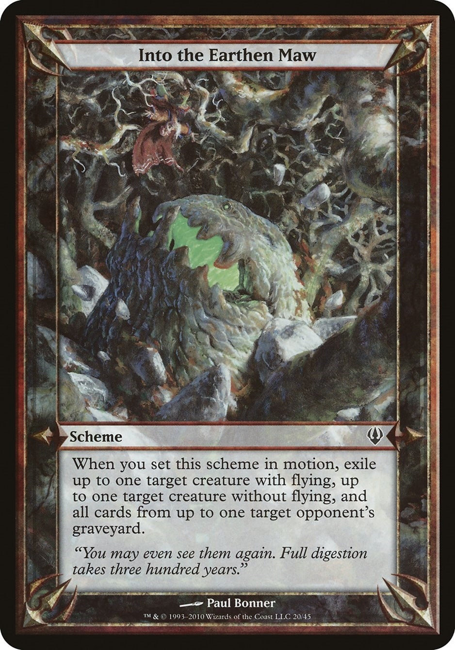 Image for Into the Earthen Maw (Archenemy) (OVER) - Magic: The Gathering