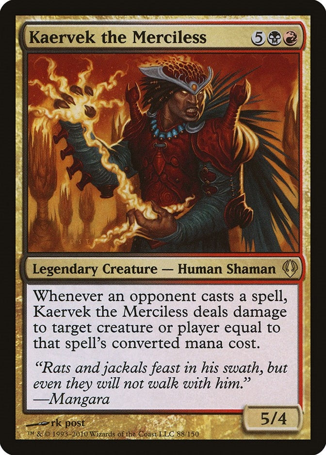 Image for Kaervek the Merciless (88) (ARC) - Magic: The Gathering