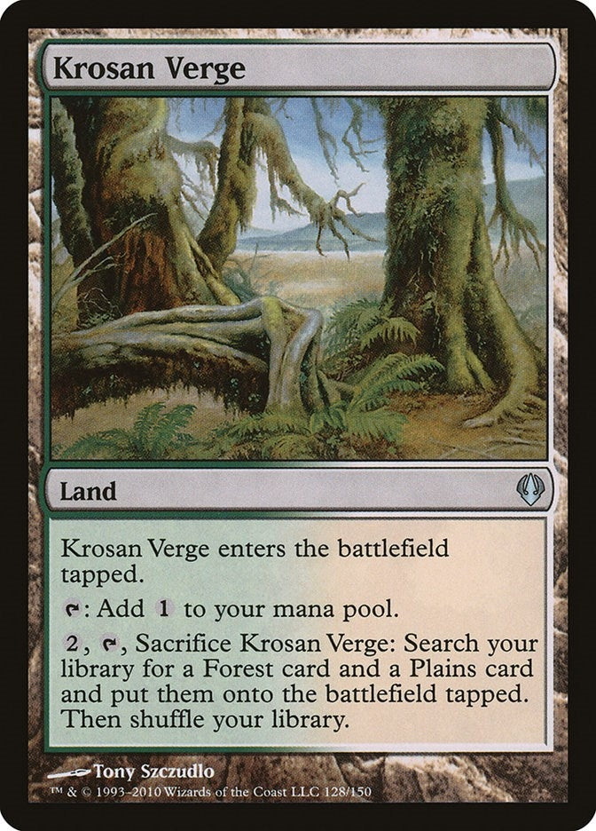 Image for Krosan Verge (128) (ARC) - Magic: The Gathering